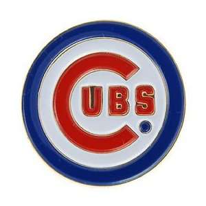  Chicago Cubs Bullseye Logo Souvenir Pin: Sports & Outdoors