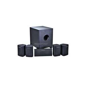   Home Theater Satellite Speakers & Subwoofer   Black Electronics