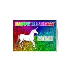  Ashlees Unicorn Dreams Birthday Card Health & Personal 