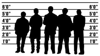 The Usual Suspects mugshot line up Wall decal Decimator  