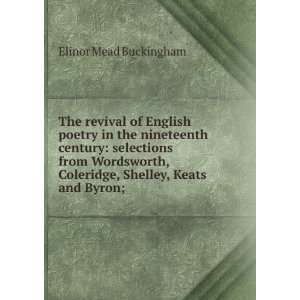  The revival of English poetry in the nineteenth century 