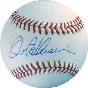 Orel Hershiser Autographed/Hand Signed Official MLB Baseball:  