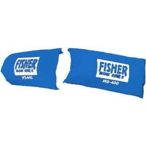  Fisher HD400JR Curved Forearm Football Shields ROYAL 17 X 
