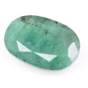   Graceful Untreated Zambian Emerald Oval Shape Loose Gemstone Jewelry