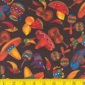    Wide Food Group Mexicali Fabric By The Yard Arts, Crafts & Sewing