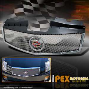 CADILLAC CTS CT S Chrome Mesh Grille Grill w/OEM EMBLEM  