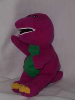 Barney Purple Dinosaur Stuffed Animal Bean Bag 8 Cute  