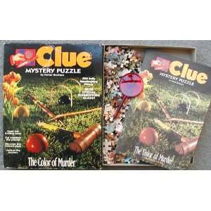  Clue Mystery Puzzle   The Color of Murder Toys & Games
