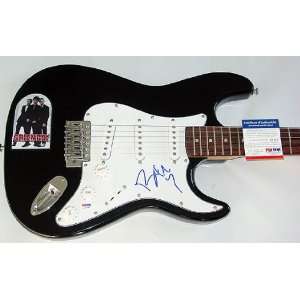  Green Day Autographed Signed Guitar & Proof PSA/DNA 