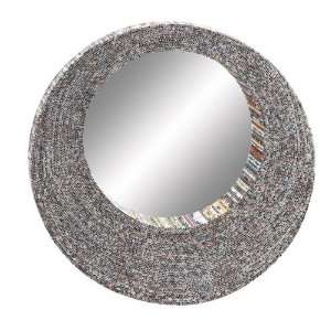  Unique Paper Coil Decorative Round Wall Mirror