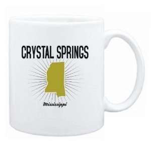    Crystal Springs Usa State   Star Light  Mississippi Mug Usa City