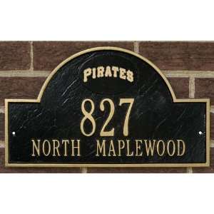  Pittsburgh Pirates Black and Gold Personalized Address 