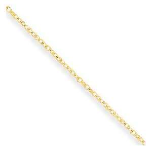    10K Yellow Gold Polished .95mm Solid Cable Rope Chain 24 Jewelry
