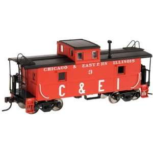  HO TrainMan Cupola Caboose, C&EI #3 Toys & Games