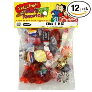 Sweet Tooth Kiddie Mix, 4 Ounce (Pack of 12)  Grocery 