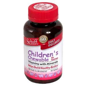  Schiff Childrens Vitamins with Minerals, Chewable Tablets 