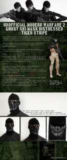 Unofficial Modern Warfare 2 Ghost Ski Mask Tiger Stripe  
