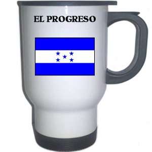 Honduras   EL PROGRESO White Stainless Steel Mug 