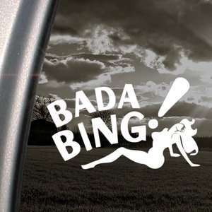 Bada Bing Sopranos Decal Strip Bar Window Sticker