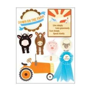  Design Shop Stickers Farm Animals: Home & Kitchen