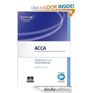 ACCA Complete Text   F8 INT / UK Audit and Assurance: Kaplan 