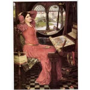  William Waterhouse   32 x 44 inches   I am half sick of shadows Home