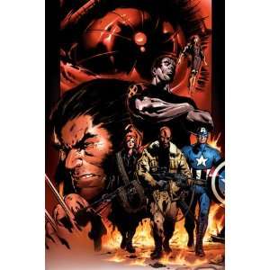 Ultimate Nightmare #1 Cover Nick Fury, Captain America, Wolverine and 