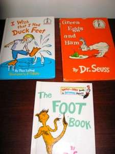Lot of 3 Dr. Seuss Childrens Beginning Books  