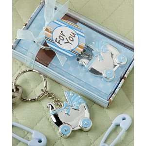  Blue Baby Carriage Design Key Chains: Health & Personal 
