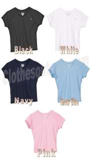 Champion Womens Double Dry V neck T Shirt New 6 COLORS  