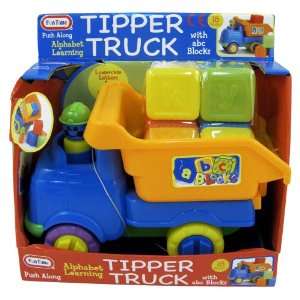  Push Along Alphabet Learning Tipper Dump Truck w/ abc 
