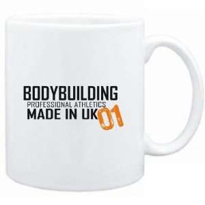Mug White  Bodybuilding Professional Athletics   Made in the UK 