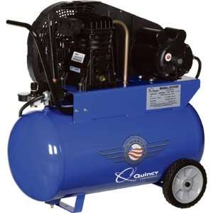 Quincy Single Stage Air Compressor   2 HP, 20 Gallon Horizontal Tank 