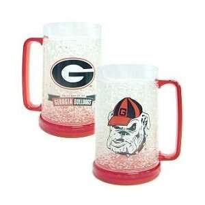  Georgia Bulldogs UGA NCAA Crystal Freezer Mug Sports 