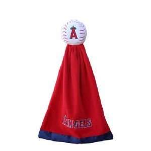 Los Angeles Angels Plush MLB Baseball with Attached Security Blanket.