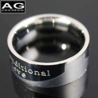 Unconditional love ring stainless steel size 7, 8, 9, 10, 11  