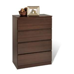    Avanti Espresso 4 drawer Chest by Prepac: Furniture & Decor
