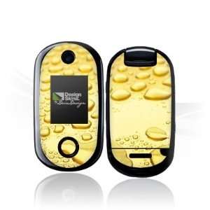  Design Skins for Motorola U9   Golden Drops Design Folie 