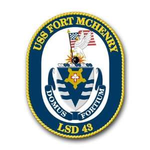 US Navy Ship USS Fort McHenry LSD 43 Decal Sticker 5.5 