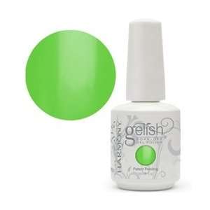  Gelish Neon  Flirt Green Gel Nail Polish .5oz 