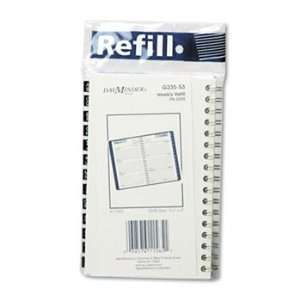  reycled Weekly Appointment Book Refill, 3 3/4 X 6, 2012 