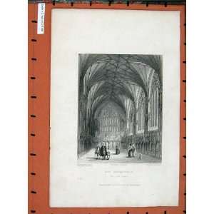    1837 View Lady Chapel Ely Cathedral Church England
