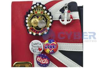 UK Flag Union Jack Badge Chain Fashion Shoulder Bag  