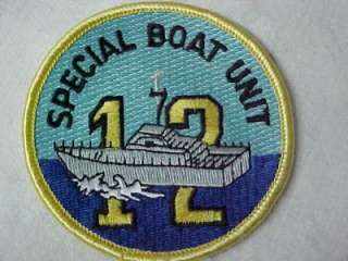 US NAVY UDT SEAL SPECIAL BOAT UNIT 12 PATCH
