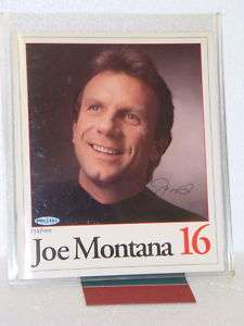 JOE MONTANA SOFT COVER COFFEE TABLE BOOK AUTOGRAPHED COA UDA 367/400