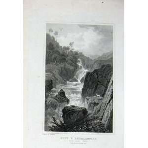  1831 Pont Rhydlanfair Caernarvonshire Wales Capel Curig 