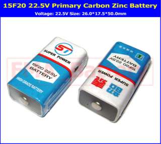 15F20 22.5V Carbon Zinc Battery 412 U15 VS084 MN122  