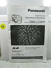 Panasonic DMC LC5PP Digital Camera Original Instruction Manual ID 