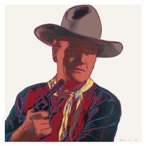  Cowboys and Indians John Wayne, c.1986 Giclee Poster 