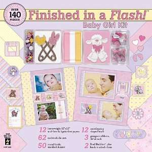   Finished In A Flash Page Kit 12X12 Baby Girl: Arts, Crafts & Sewing
